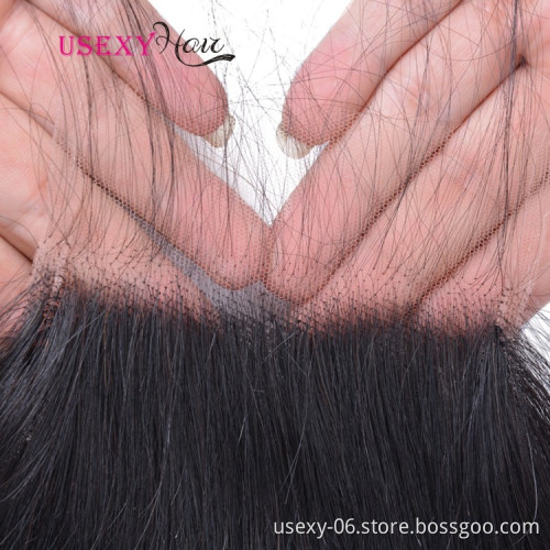 HD Lace High Definition Swiss Lace Closure Pre Plucked Straight Lace Closure With Baby Hair